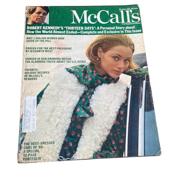 McCall's Other - Vintage McCall's Magazine November 1968 Robert Kennedy Thirteen Days 60s Ads